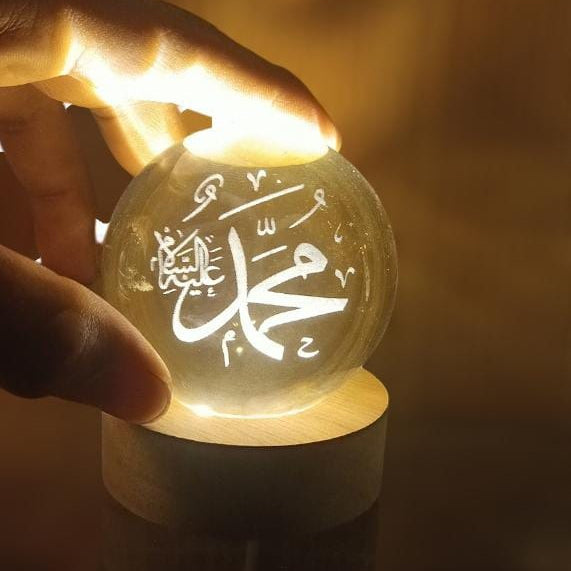 Crystal Ball 3D Elegant Arabic Night Lamp