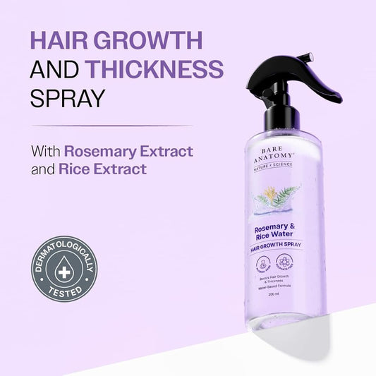 Rosemary & Rice Water | Hair Growth Spray