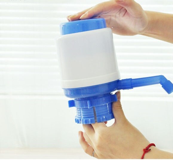 Portable Hand Press Water Pump 8 inch | Fits 19–25L Bottles