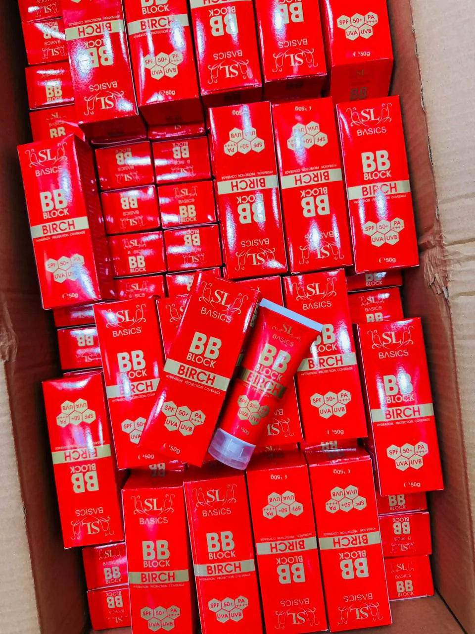 SL Basics BB Block Birch 50+ | Tinted BB SunScreen (50ml)