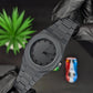 Arabic Black Aura Watch – Modern & Elegant