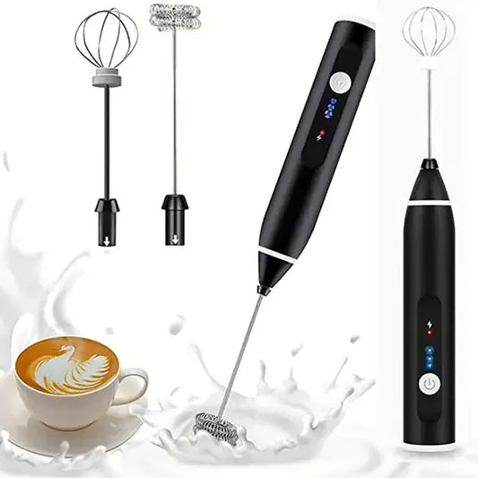 2 in 1 Rechargeable Coffee Beater | Ultimate Coffee Foam Maker