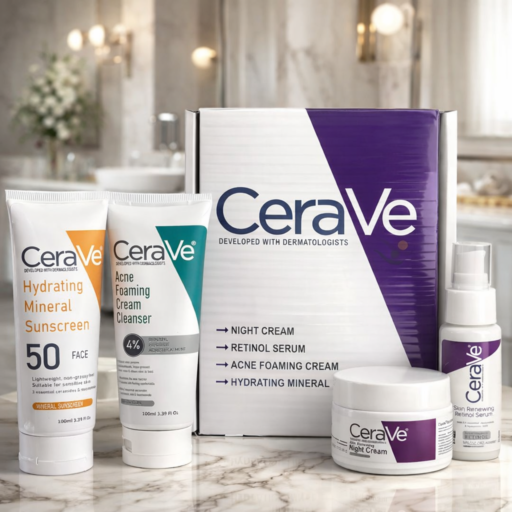 CeraVe 4-in-1 Complete Skincare Bundle