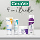 CeraVe 4-in-1 Complete Skincare Bundle