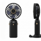 Premium LED Display Portable Mini Fan with hanging strap| Handheld, Desk Fan & Phone Holder