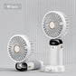 Premium LED Display Portable Mini Fan with hanging strap| Handheld, Desk Fan & Phone Holder