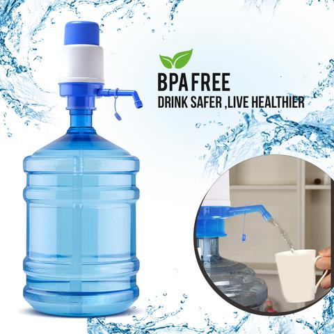 Portable Hand Press Water Pump 8 inch | Fits 19–25L Bottles