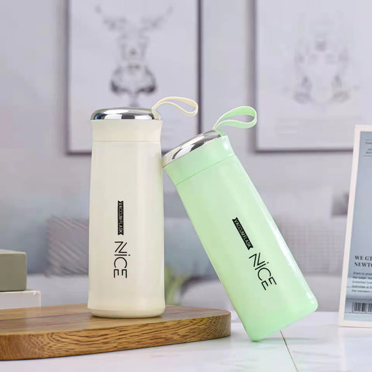 Nice Premium Vacuum Flask Bottle 400ml | Keep Drinks Hot & Cold